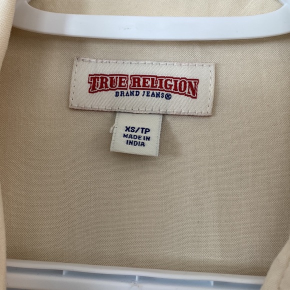 True religion brand jeans, western style blouse in size extra small. - Picture 4 of 10